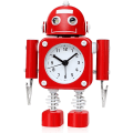 Miniatyrbild 1 av 5: Studentspecifik väckarklocka Metallinlärningstecknad klocka Robot c