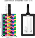 Miniatyrbilde 6 av 7: Bagasjetagger, 8 stykker PVC-bagasjetagger, Reisekoffert