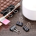 Pikkukuva 3 / 7: 150 kpl Paper Clips - Paper Clips Sekalaiset Koot (Musta)