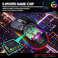 Miniatyrbild 6 av 7: X600 RGB-belyst makroprogrammerbar spelmus med 6 knappar som kan roteras