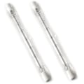 Miniatyrbilde 3 av 5: 300W 4,7 tommers T3 halogenpære (5 sett) - J-type 118 mm dobbel ende