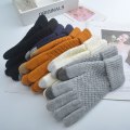 Miniatyrbillede 1 af 5: 1 Par Neutrals Vinter Touchscreen Handsker Varme Fleeceforet Kn
