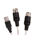 Miniatyrbillede 3 af 5: MIDI til USB kabel elektronisk orgel musik kabel musik redigering c