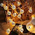 Miniatyrbillede 2 af 5: Marokko LED Feelyse - 6 meter Total Længde 40 Varmt Hvide LED'er