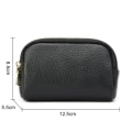 Miniatyrbilde 3 av 5: Liten kosmetikkveske i skinn - 18 x 13 x 5 cm (B x H x D)