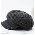 Miniatyrbild 5 av 5: Höst & vinter ny dammode åttkantig hatt höst koreansk