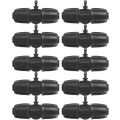 Pikkukuva 1 / 6: 10 kpl 16 mm - 4/7 Puutarhan Lukituspisteinen T-liitin Universaali Letku L