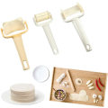 Miniatyrbilde 7 av 7: 3 stk DIY Krumkake Deig Kutter Skive Dumpling Kake C