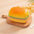 Miniatyrbild 4 av 7: 1 Styck Söt Rektangulär Hamburgare Lunchlåda för Studenter Mikrovågsugn Lunch B