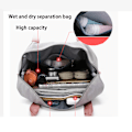 Miniatyrbillede 3 af 7: Stor Foldbar Rejsetaske, Nylon Udvidbar Weekender Lug