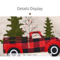 Miniatyrbild 6 av 6: Julstolsöverdrag Set om 2, Stolskydd, Slipskydd, Jute