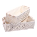 Miniatyrbillede 1 af 7: Macramé Opbevaringskurv Boho Dekoration Kurve til Organisering Vævet De