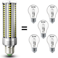 Miniatyrbillede 4 af 5: E27 LED Majslys Pære 25W Dagslys Hvid LED Pære 6000K 3000LM