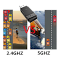 Miniatyrbild 4 av 4: USB 3.0 Wi-fi 1200mbps Adapter Dual Band 2,4ghz/5g Bluetooth DXGHC