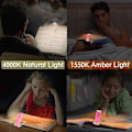 Pikkukuva 5 / 6: LED-kirjanvalaisin USB-latauksella, lukulampun kiinnike sängynpäätyyn