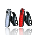 Miniatyrbillede 1 af 5: Cykel Baglygte Advarselslys USB Genopladelig Baglygte Montering