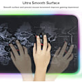 Miniatyrbillede 6 af 7: Gaming Mousepad, LED-belyst Mousepad, XL Mousepad med Anti-S