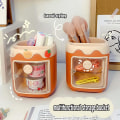 Miniatyrbillede 4 af 5: Kawaii grisepenholder, sød kosmetisk opbevaringsbøtte, Kawaii multifunktionel
