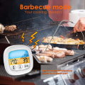 Miniatyrbillede 5 af 5: （Sølv Sort）Digital Ovn og Grill Termometer, Køkken Termometer