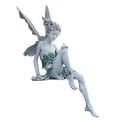 Miniatyrbillede 1 af 5: Fe-Statue Engel Skulptur Engel Pixie Håndværk Havefigur Ho