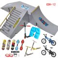 Miniatyrbild 1 av 7: Finger Skateboard Ramp Set Skatepark Set Dekoration