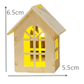 Miniatyrbillede 3 af 5: 10LED Juletræshus-lysstreng til værelse og soveværelse