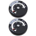 2x Ugnstermometer 0-500°/100-900°F Magnetisk Spis Loggbrännare Th