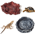 Miniatyrbild 1 av 6: 2 st Reptilmatare, Reptilskålar, Vattenfat för Ödlor, T