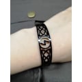 Miniatyrbillede 5 af 6: Norse Viking Armbånd i Rustfrit Stål med 24 Runer Hul Design