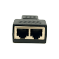 Miniatyrbillede 4 af 5: CAT6 RJ45 netværks-T-hoved netværkskabelsforlænger en til to sp