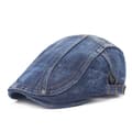 Denimkepsar för män, casual hattar, retro vår- och höstmössor