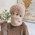 Miniatyrbilde 4 av 5: Hatt for kvinner, vinter, høst, ny nakkemaske, endel, øre P