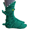 Miniatyrbillede 1 af 4: Sjove Dyrestrømper Søde Strikket Krokodille Strømper Sjove Alligator Strømper Vinter Varme Tykke Unisex Mænd Kvinder