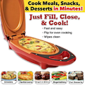 Miniatyrbillede 4 af 5: 110V/220V Non-stick Elektrisk Crepe Maker Pizza Pandekage Bageovn DXGHC
