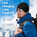 Miniatyrbillede 4 af 4: Bluetooth Musikhue Strikket Hat Bluetooth Hat Binaural Opkald Liste