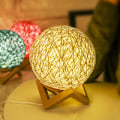 Miniatyrbillede 1 af 5: Stjerneprojektorlampe, stemmestyret natlys, opgraderet