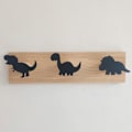 Miniatyrbillede 5 af 5: （Brachiosaurus）Børne Dinosaur Væghængt Knage Træ Dør