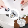 Miniatyrbilde 5 av 5: 2 stk. Universal Pop-Up Vaskesluk, Pop-Up Vaskesluk med Anti-