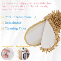 Miniatyrbillede 4 af 5: Tegneserie Hund Mop Tøfler Mikrofiber Rengøring Støv Tøfler De DXGHC
