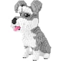 Miniatyrbillede 1 af 5: Hunde Mikro Byggeklodser Dyr Mini Byggelegetøj Klodser kæledyr DXGHC