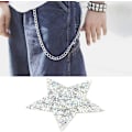 Pikkukuva 3 / 4: 8 cm 10 kpl Rauta-on-laastari Kimalteleva Rhinestone-tarrat Kirjailtu