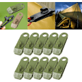 Miniatyrbilde 3 av 5: 10 stk Multifunksjonelle Campingtelt Plugger Justerbare Nylon Spenne Reu