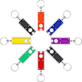 Miniatyrbillede 4 af 6: 8 stk. Mini LED Nøgleringe Nøglering Lommelygte Lille Hundekrave L