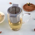 Miniatyrbillede 5 af 5: Genanvendelig Te-infuser i Rustfrit Stål Mesh Te-blad Filter Si