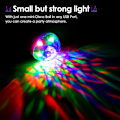 Miniatyrbilde 4 av 5: Liten magisk kule laser lys bar lys disco scene lys mini