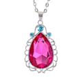 Miniatyrbild 2 av 4: 2 st Sofia Första Amuletten och Elena Prinsessans Halsband Tvilling Syster Tårförmad Halsband Magisk Smycke Present till Flickor