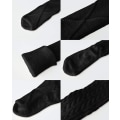 Pikkukuva 5 / 7: Naisten kaapelikudotut polvenpituudet talvibootsisukat Extra Long Thigh L