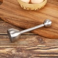Miniatyrbilde 3 av 5: Myk Hardkokt Egg Cracker Topper i Rustfritt Stål