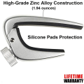 Miniatyrbilde 2 av 6: Universal Gitarre Capo, Gitarre Capo med Justerbar Skrue for 6 strenger