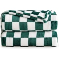 Miniatyrbillede 1 af 5: Buffalo Plaid Fleece Tæppe (70*140cm, Grøn) - Plaid Flannel DXGHC